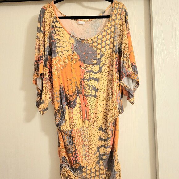 Lascana Size 8/10 Ruched Drawstring Mini Dress - Picture 5 of 5